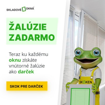 Vnútorné žalúzie zadarmo