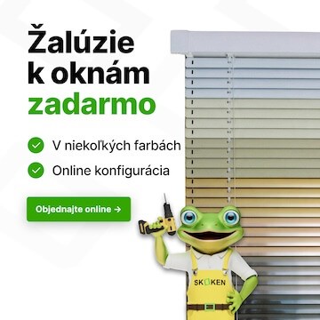 Vnútorné žalúzie zadarmo