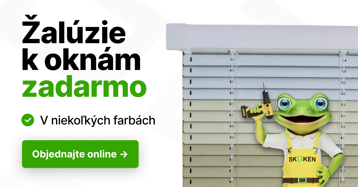 Vnútorné žalúzie zadarmo