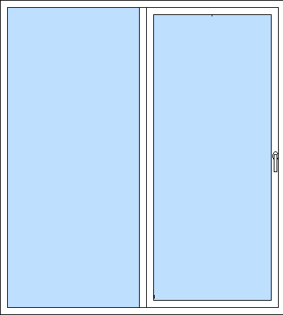 Odsuvné krídlo vpravo