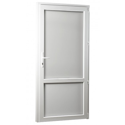 Vedľajšie vchodové dvere REHAU Smartline+, plné, pravé 880 x 2080