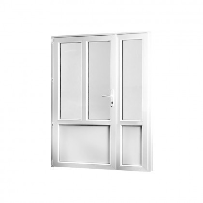 Vedľajšie vchodové dvere dvojkrídlové, ľavé, PREMIUM 1380 x 2080