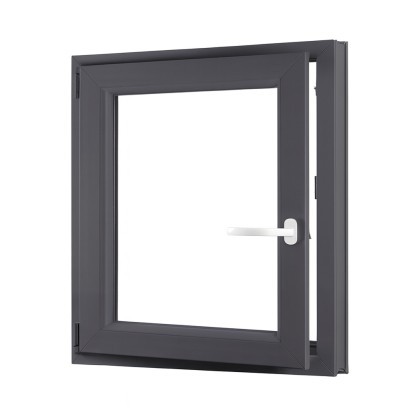 Jednokrídlové pivničné plastové okno OLIMPIA 60 AD, ľavé