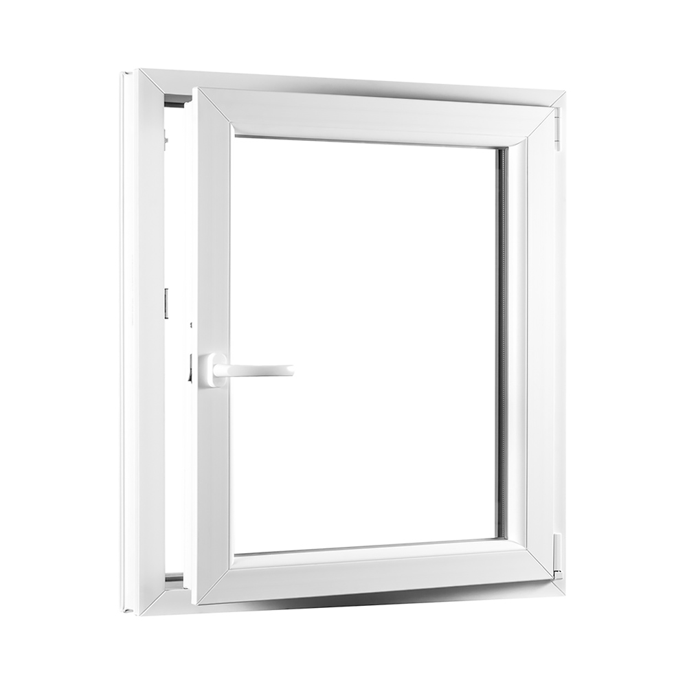 E-shop SKLADOVE-OKNA.sk - Jednokrídlové plastové okno PREMIUM, otváravo - sklopné pravé - 800 x 1000 mm, barva biela