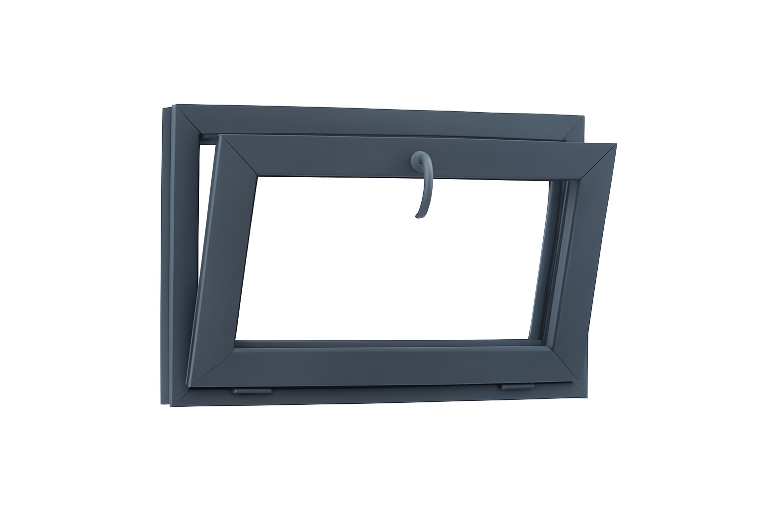 Sklopné pivničné plastové okno OLIMPIA 60 AD