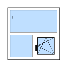 Dvojkrídlové okno s nadsvetlíkom