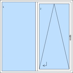 Posuvné-sklopné dvere