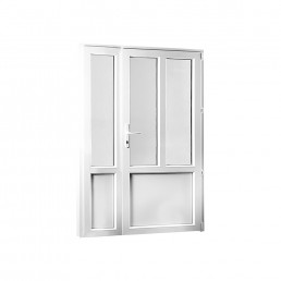 Vedľajšie vchodové dvere dvojkrídlové, pravé, PREMIUM 1280 x 2080