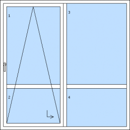 Posuvné-sklopné dvere
