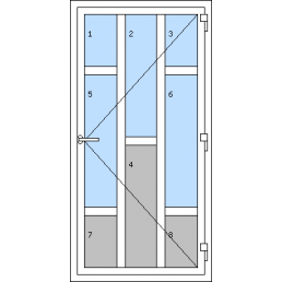 Vchodové dvere jednokrídlové - T p I2