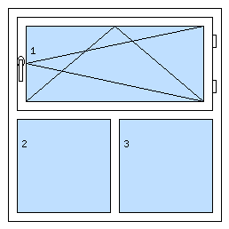 Dvojkrídlové okno s nadsvetlíkom