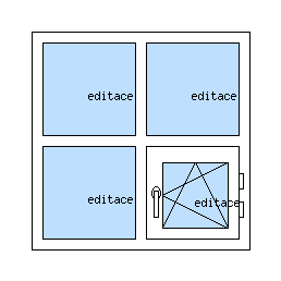 Št řkřídlé okno