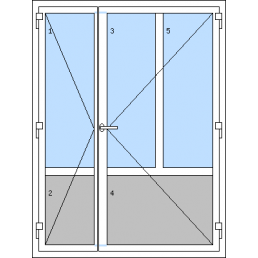 Vchodové dvere dvojkrídlové