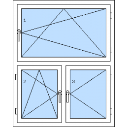 Dvojkrídlové okno s nadsvetlíkom