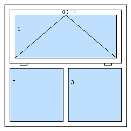 Dvojkrídlové okno s nadsvetlíkom